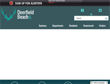 Tablet Screenshot of deerfield-beach.com